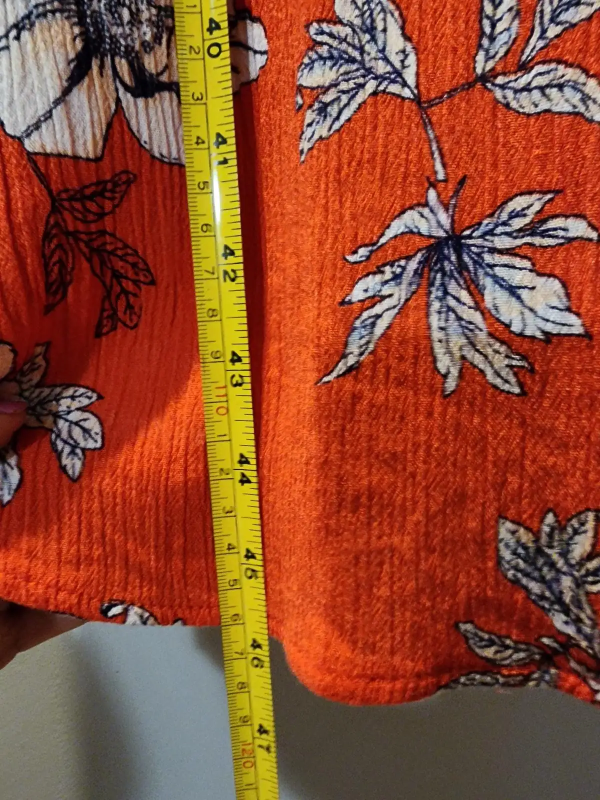 Caroline Morgan Orange Floral Tropical Casual Midi Dress Size 18 Plus Size – photo 7