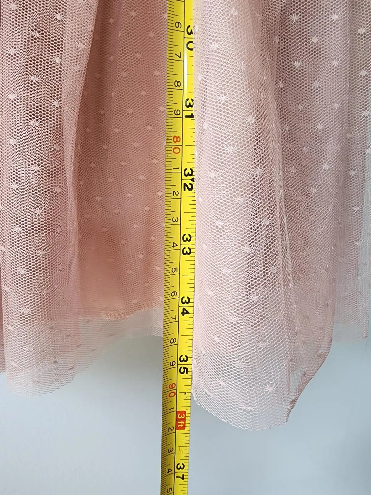 Soky & Soka Blush Pink Mesh Lace Padded Bust Mini Dress Size L Coquette Balletco – photo 10