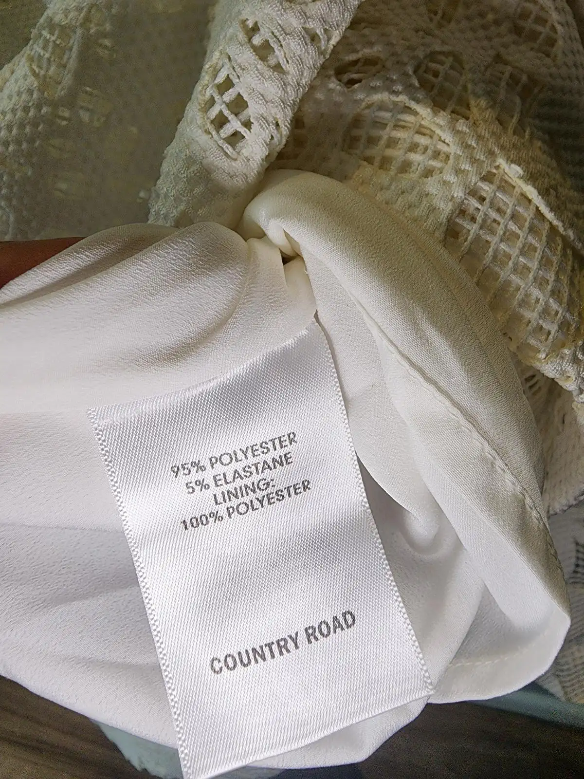 Country Road Cream White Lace Romantic Elegance Midi Dress Size 14 Bridal Cockta – photo 4