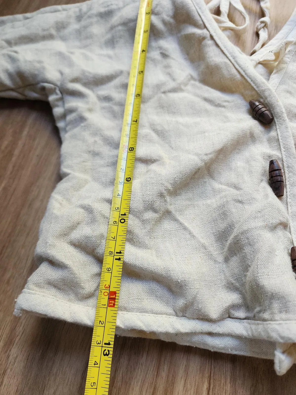 YOLI AND OTIS Unisex Toddler Wrap Cardigan Linen 3yrs — photo 8