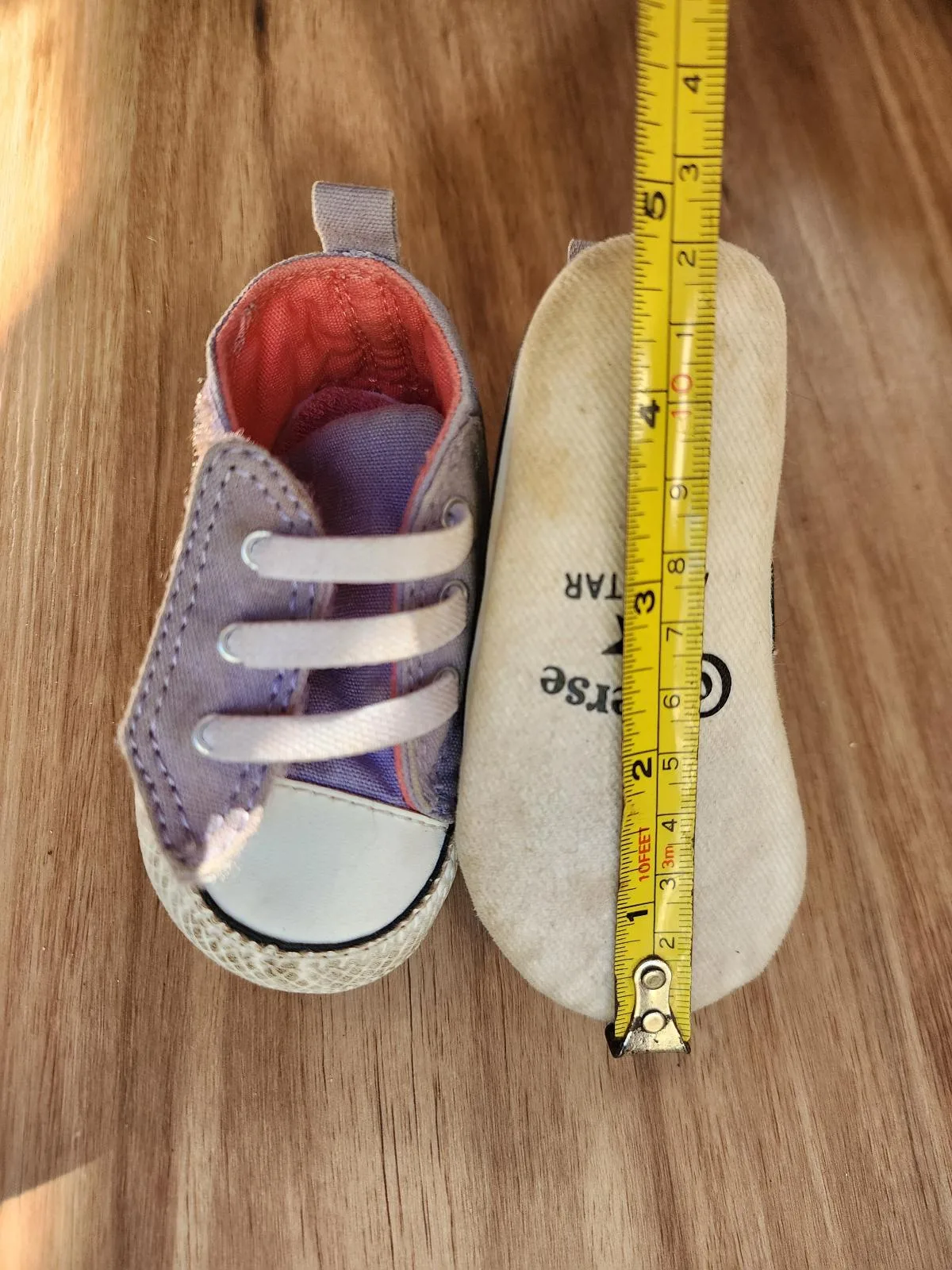 Baby Girl Sneaker Bundle - 2 Converse All Star 1 Adidas High Top
US2 — photo 9