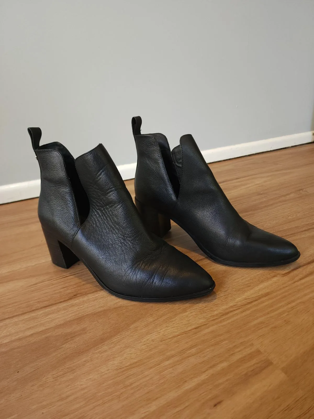 SIREN Black Leather Cut-Out Ancle Boits EU41 AU10 — photo 5