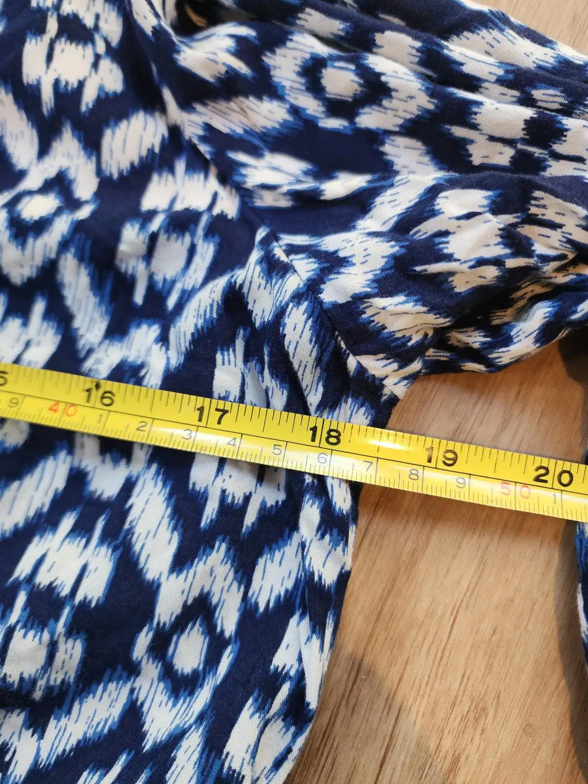Old Navy Boho Ikat Geometric Tunic Dress | Navy Blue & White Small (AU 8-10) – photo 8