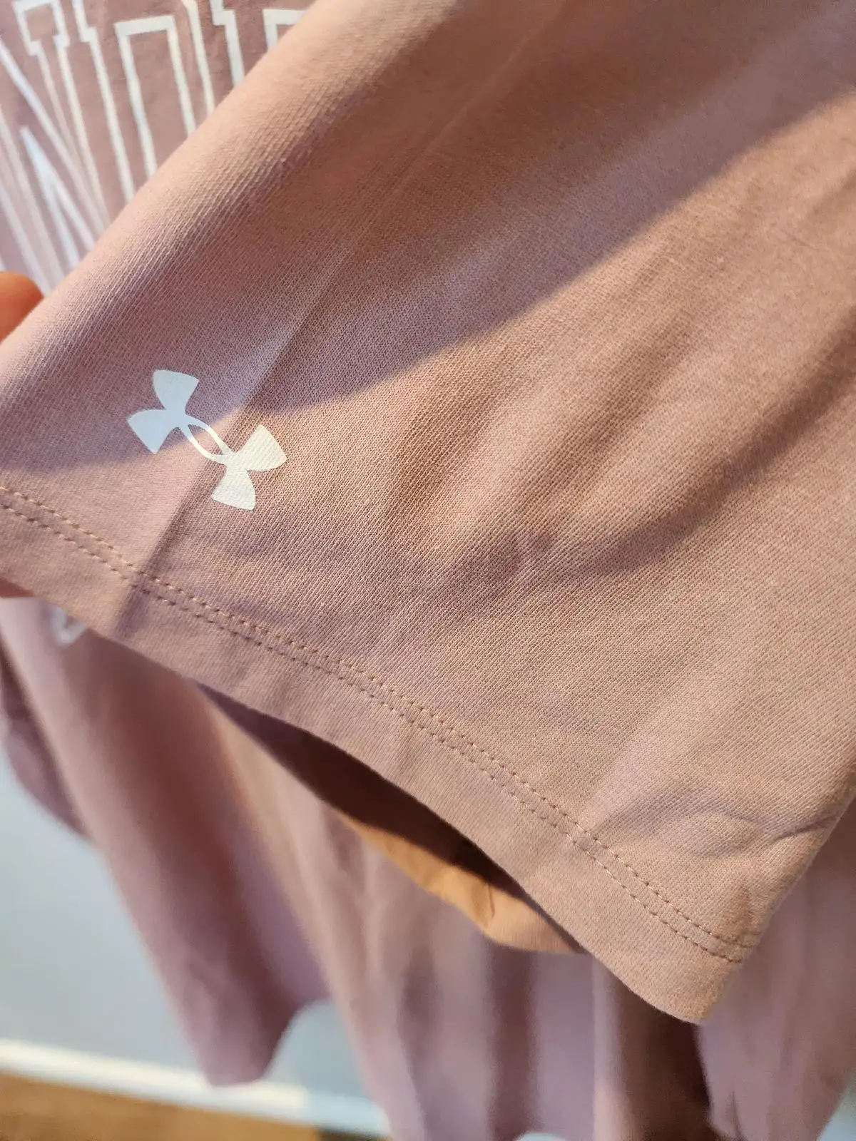 Under Armour Oversized Varsity Graphic Tee | Dusty Pink T-Shirt L / AU 14 – photo 5