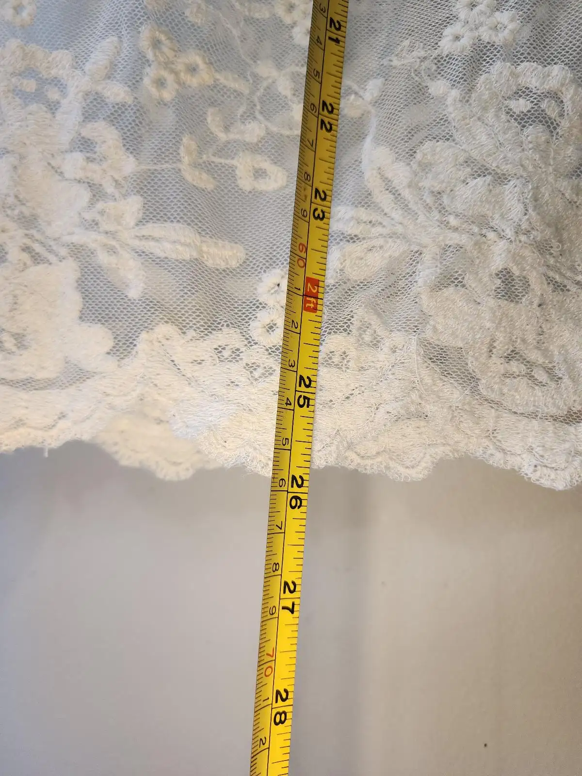 Fleur Wood Cream Embroidered Ethereal Luxe Whimsygoth Floral Lace & Silk Blouse – photo 11
