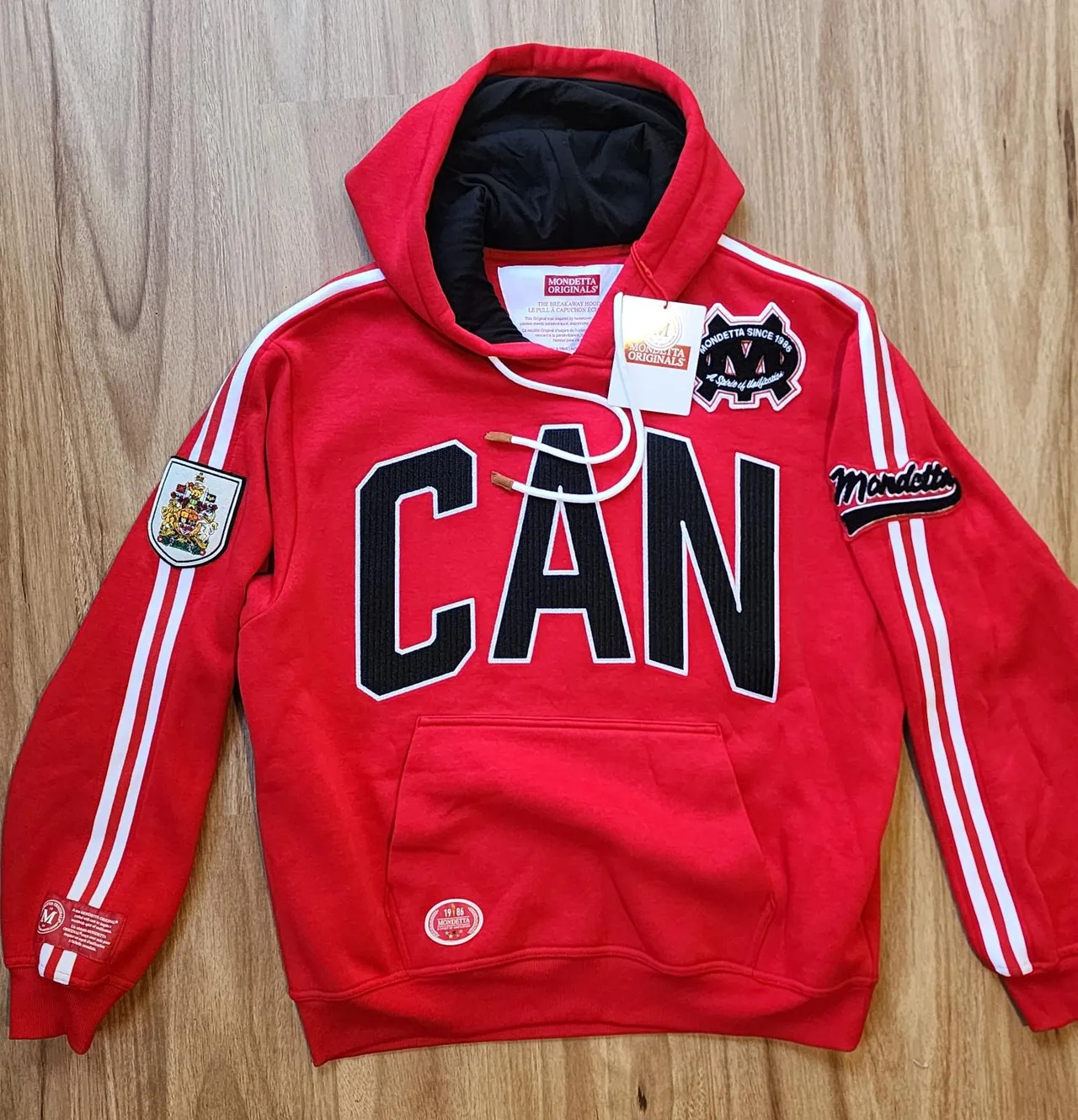 NWT Mondetta Originals Men’s Breakaway Pullover Hoodie Canada Maple Leaf M 🍁 — photo 9