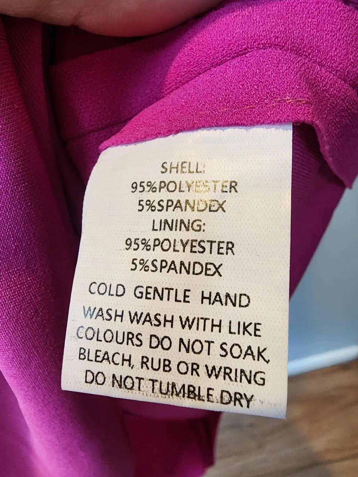 YH & Co Hot Pink Drape Front Dress Size 5XL 22 Evening Cocktail Plus Size – photo 7