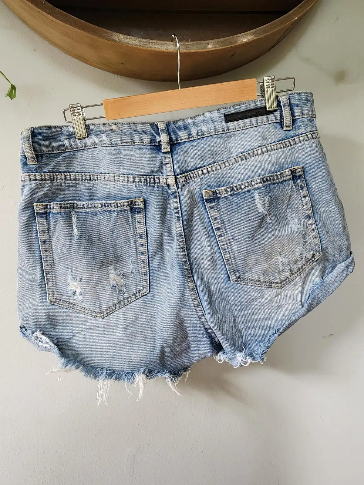 DECJUBA Studded Rock Chic Distressed Y2K Grunge Denim Shorts 14 – photo 4