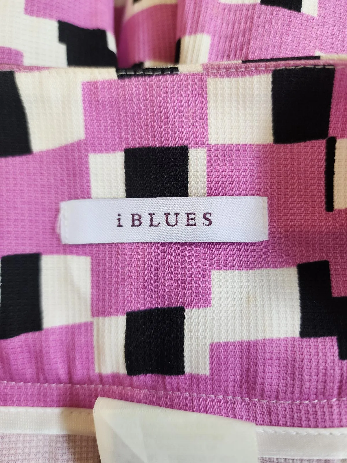iBLUES Max Mara Geometric Retro Y2K Cotton Pleated Mod Mini Skirt 8-10 — photo 3