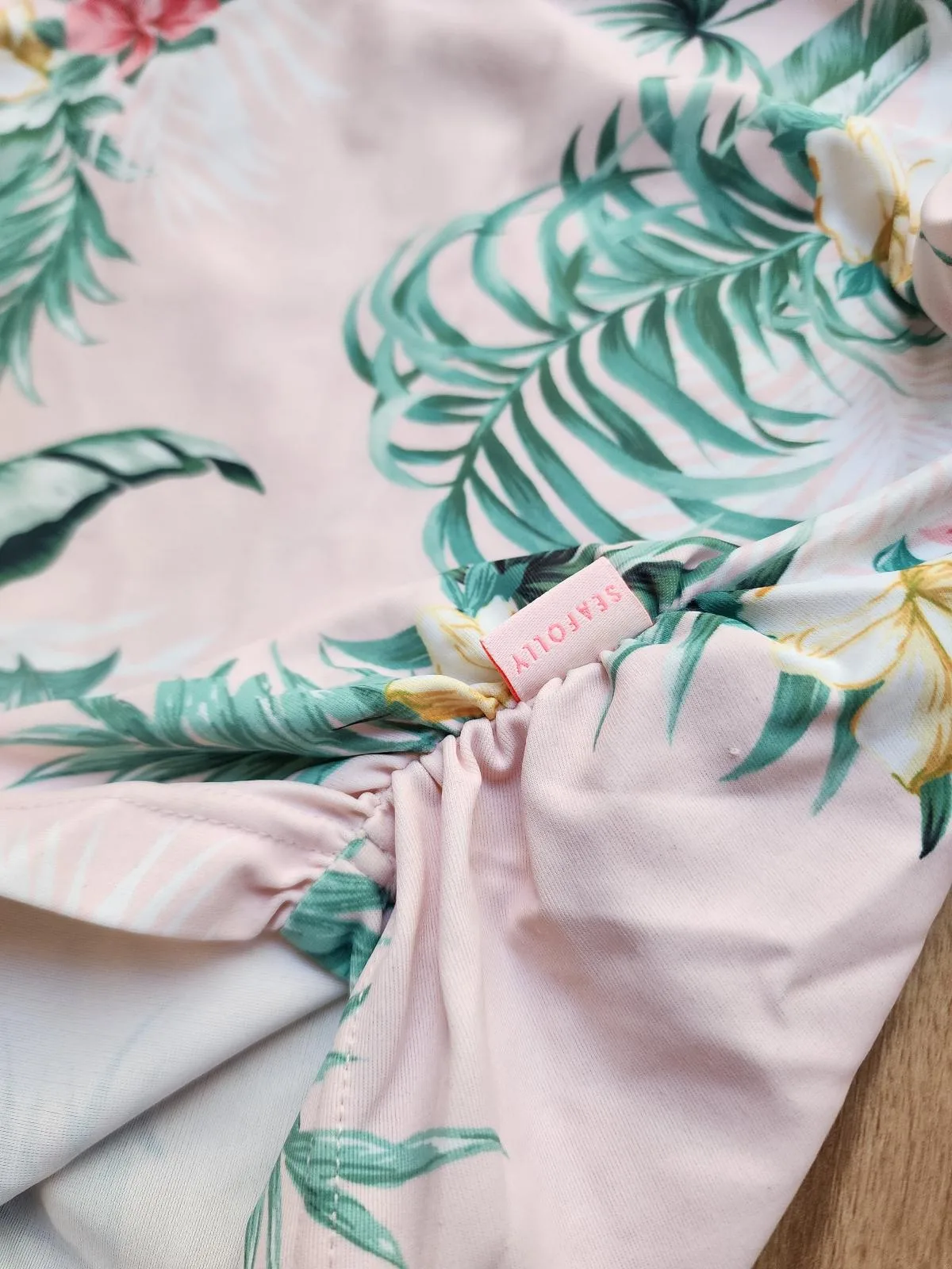Seafolly & Millymook Baby Girl Swim Bundle | Size 1 Rashie Set + UPF Swim Hat — photo 5