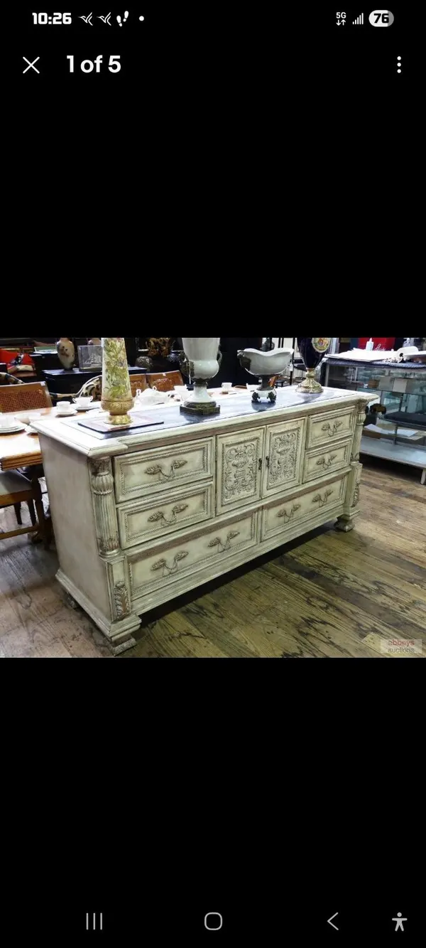 French provincial hall cabinet/stand