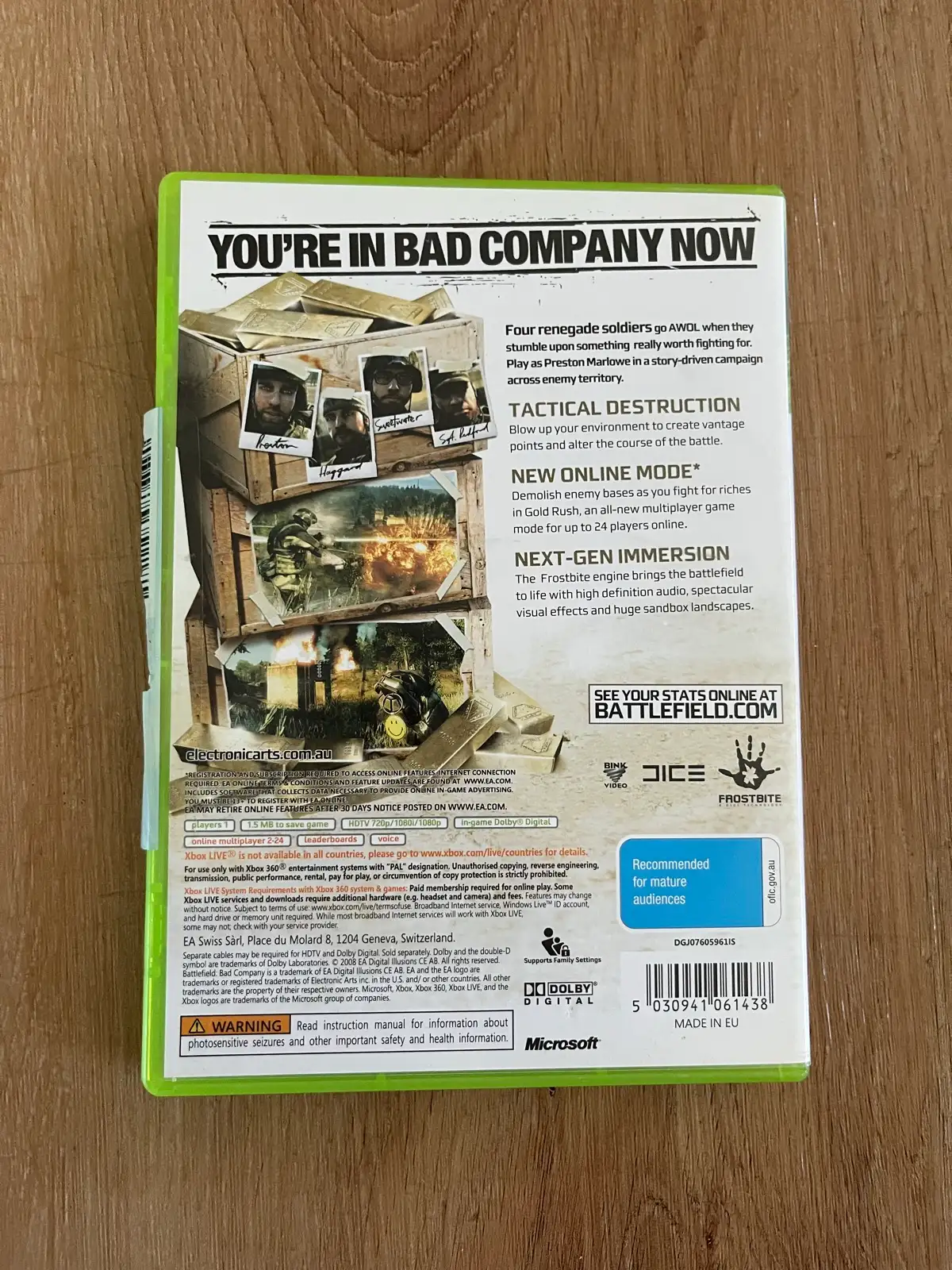 Battlefield Bad Company Xbox 360 Game – photo 5