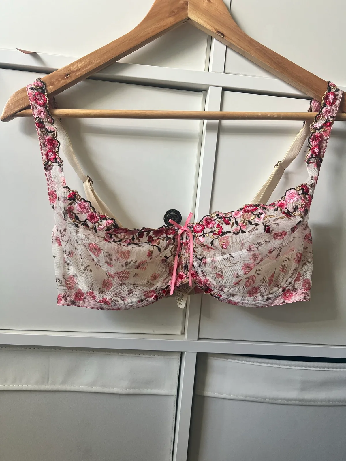See through floral lace bra #cute #bra #floral — photo 2