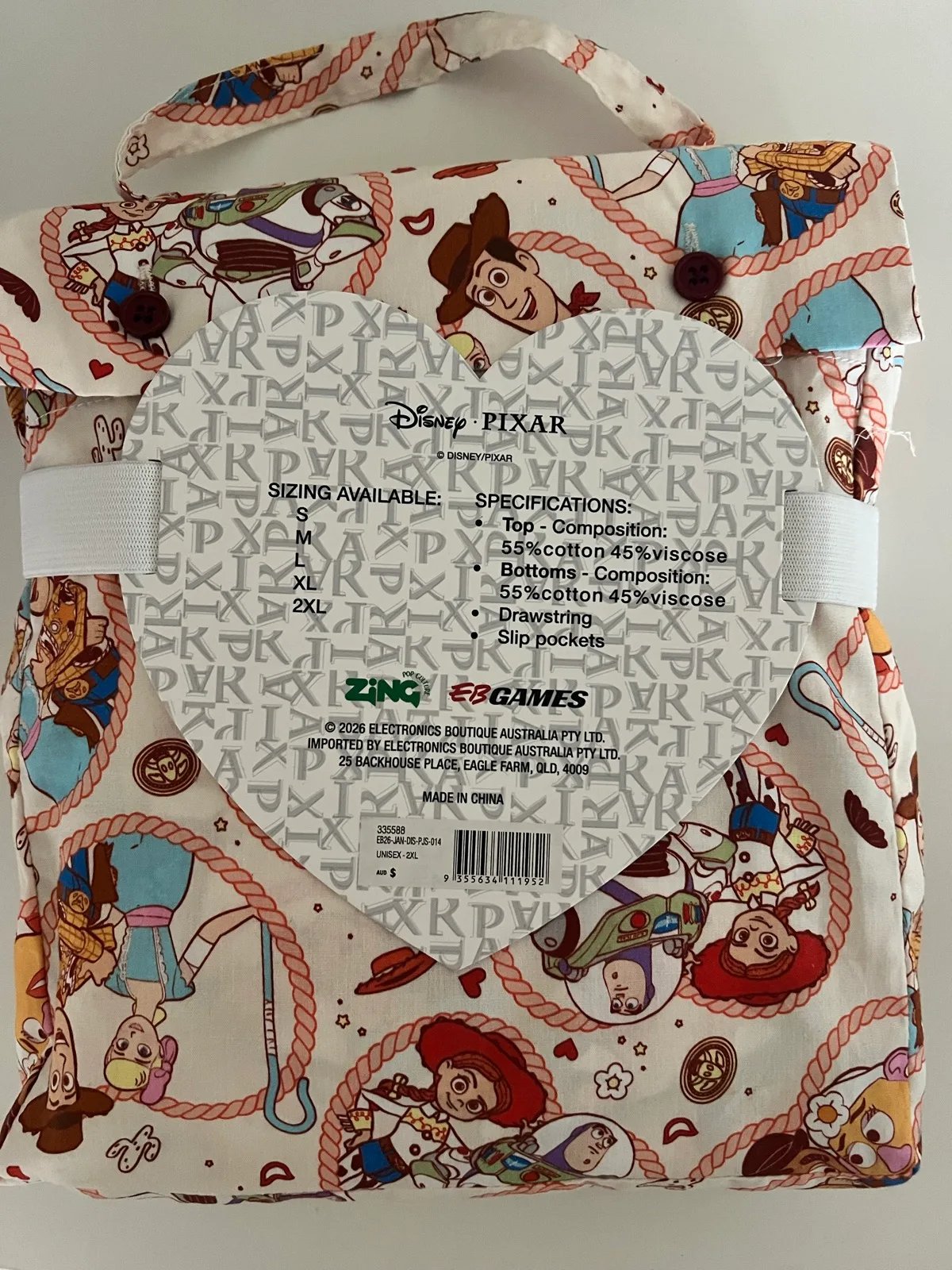 Toy story Pyjamas set Unisex 2xL — photo 2