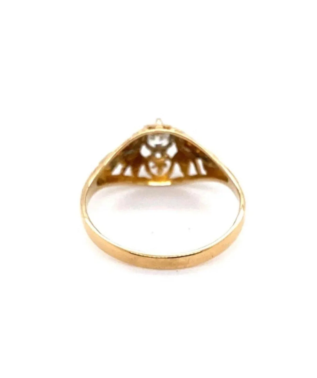 18ct gold genuine Diamond ring – photo 6