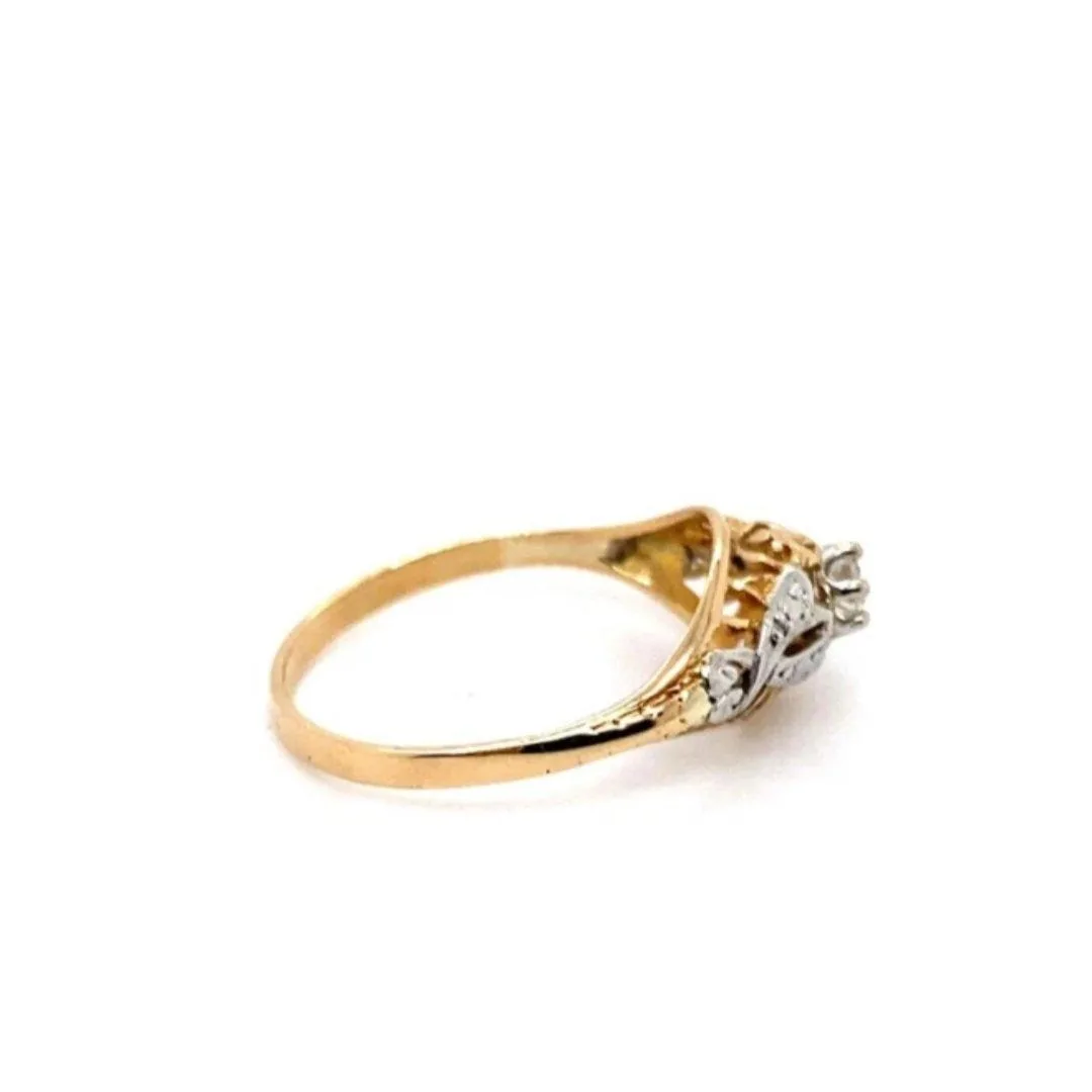18ct gold genuine Diamond ring – photo 3