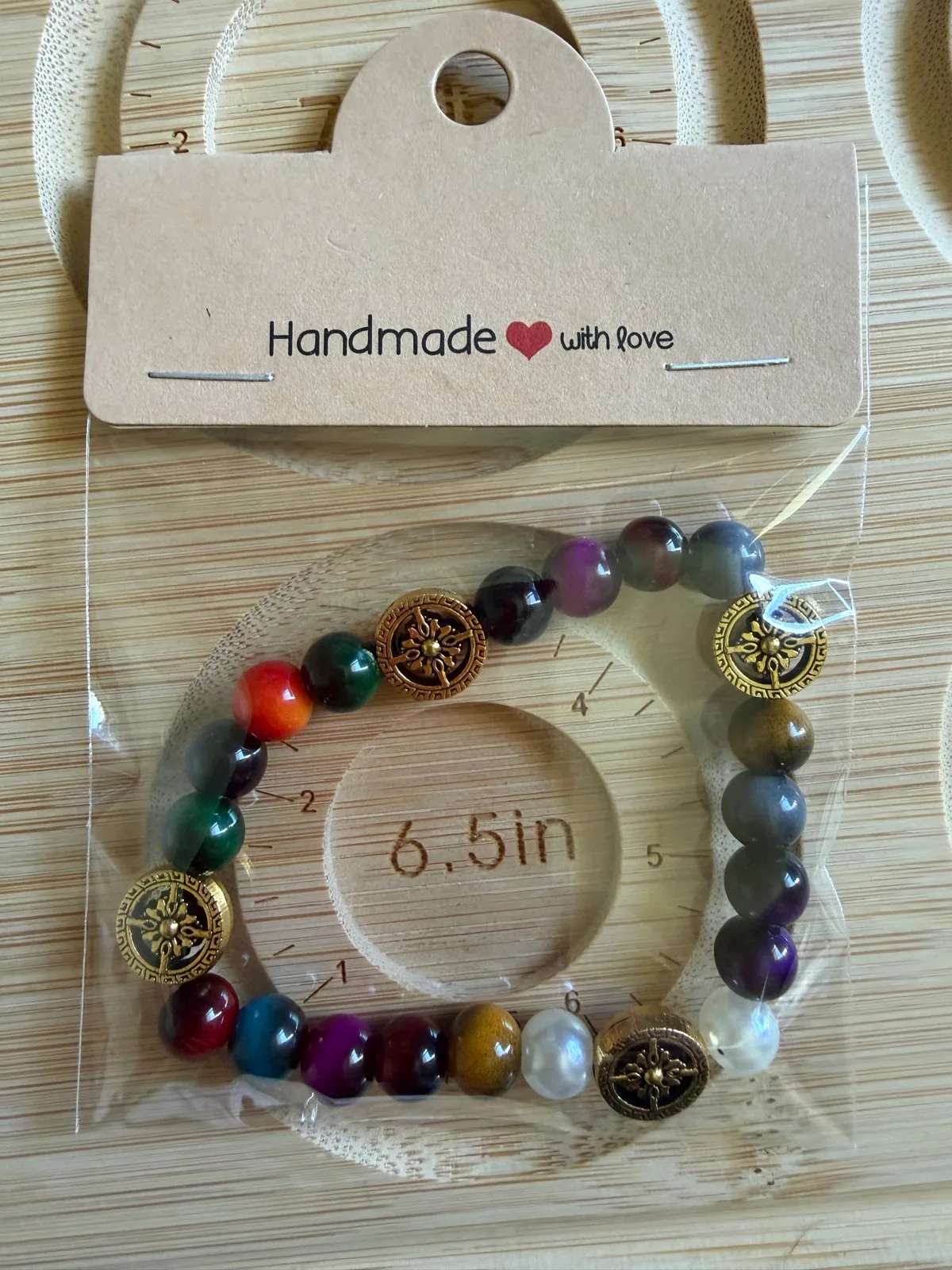 Pearl look a little bracelet and earrings – photo 3