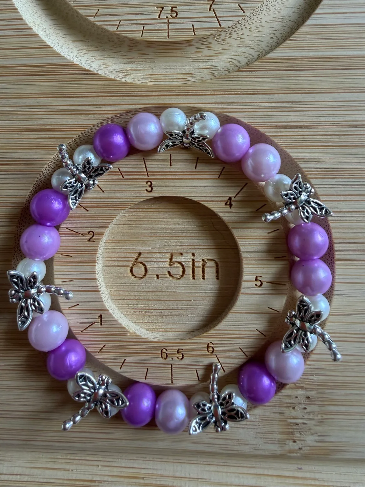 Pearl look a little bracelet and earrings – photo 11