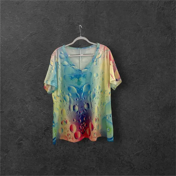 Ladies Bubble print tshirt