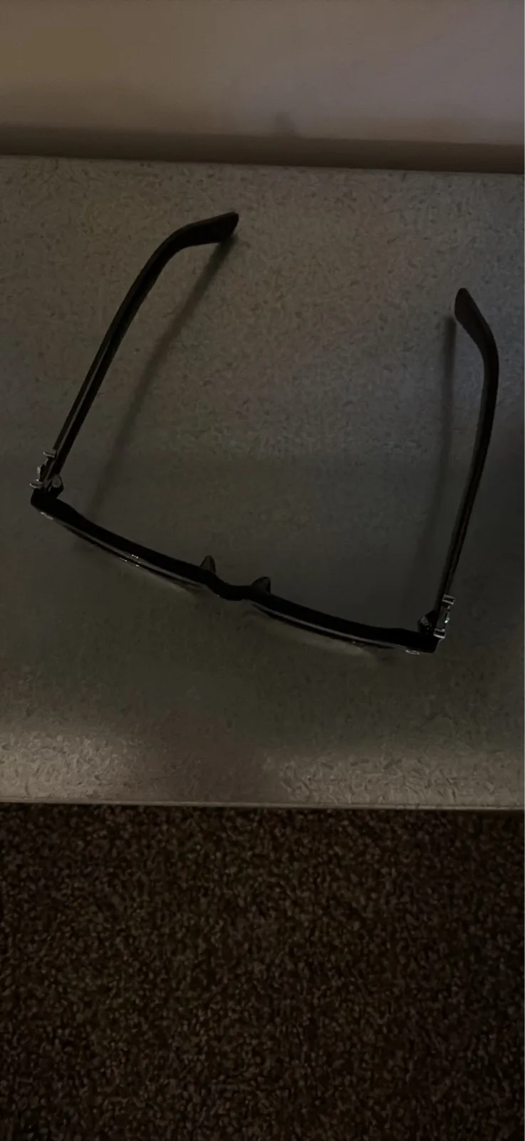Black Chrome Hearts Style Blue Light Glasses — photo 2