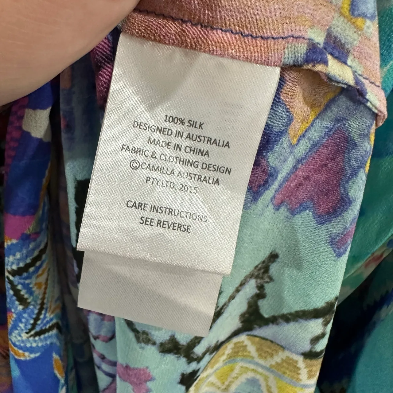 Camilla one size silk kaftan – photo 5