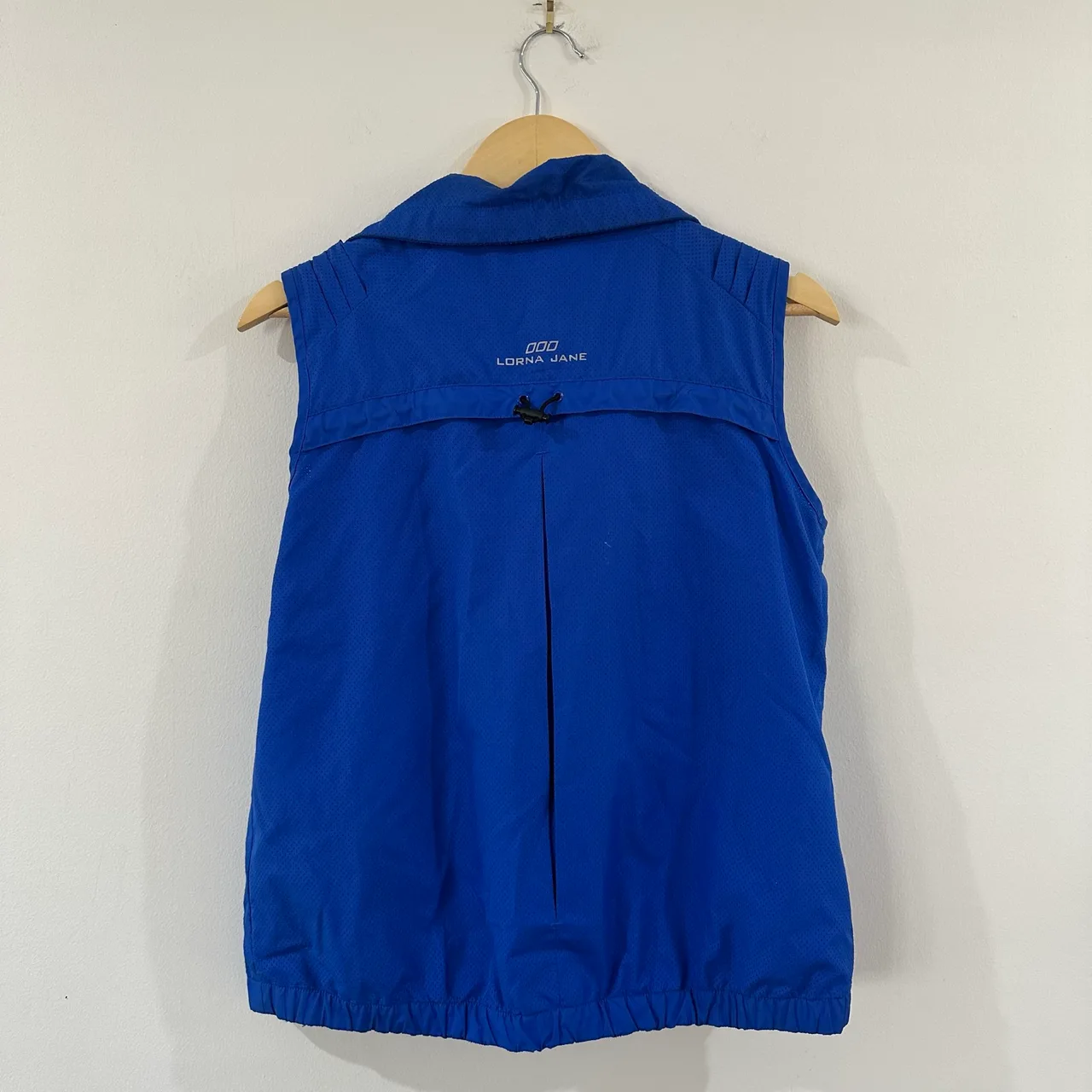 Lorna Jane M Cobalt Blue Mesh Running Vest Zip Up Activewear Athleisure – photo 4