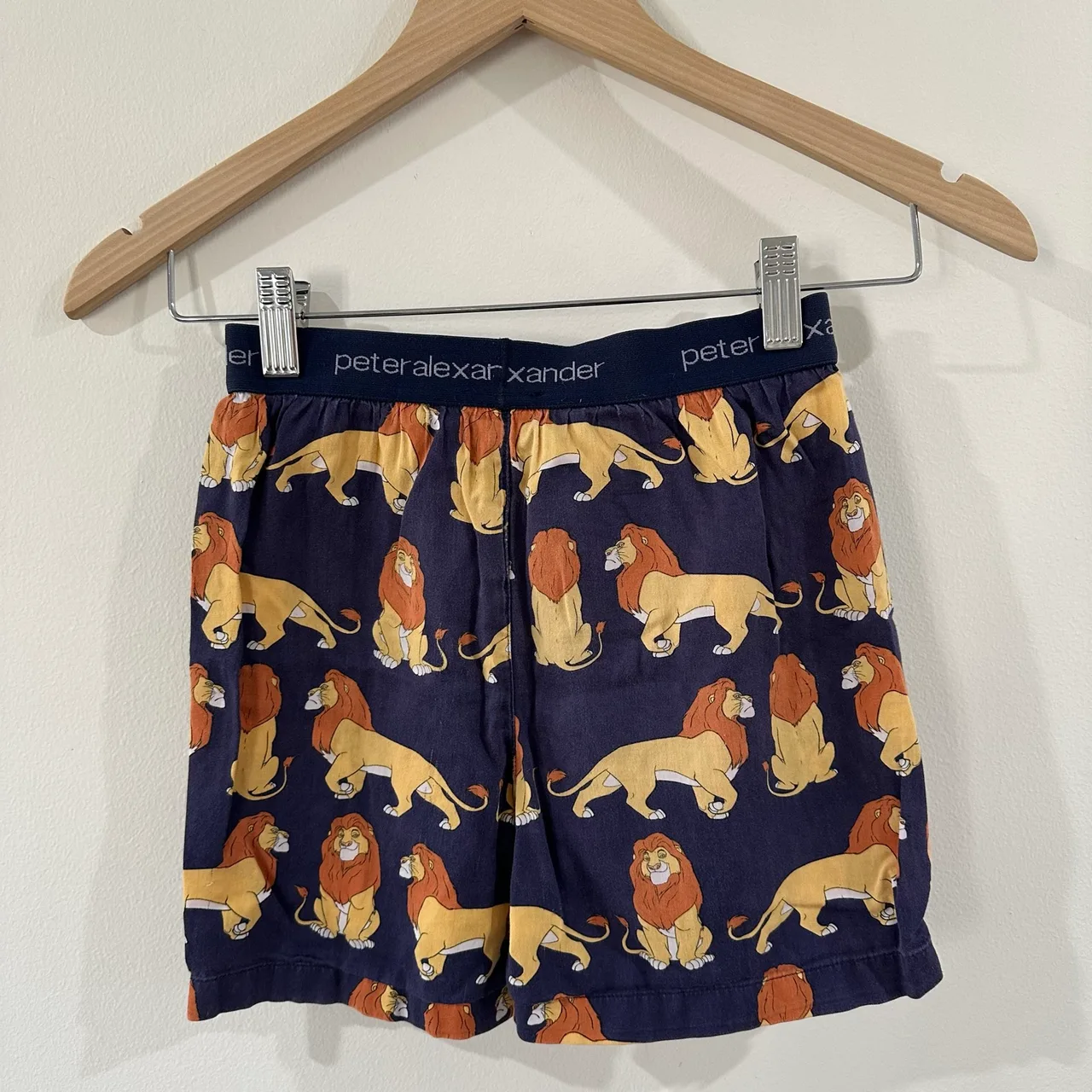 Peter Alexander Jnr Lion King Boxer Shorts Size 5 Disney Simba Navy Kids Pyjama – photo 4