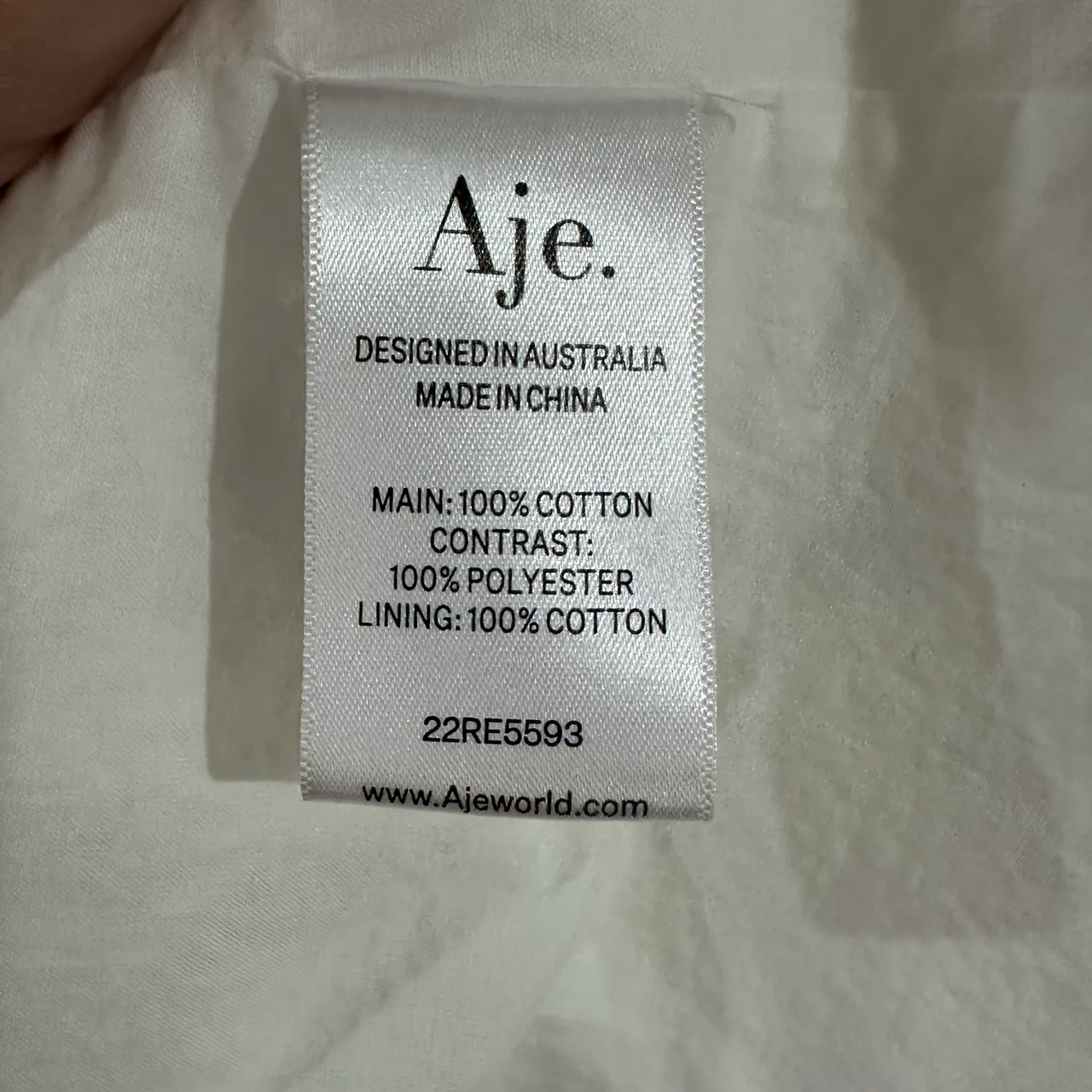 Aje prairie pleated mini dress size 6 bnwt – photo 4