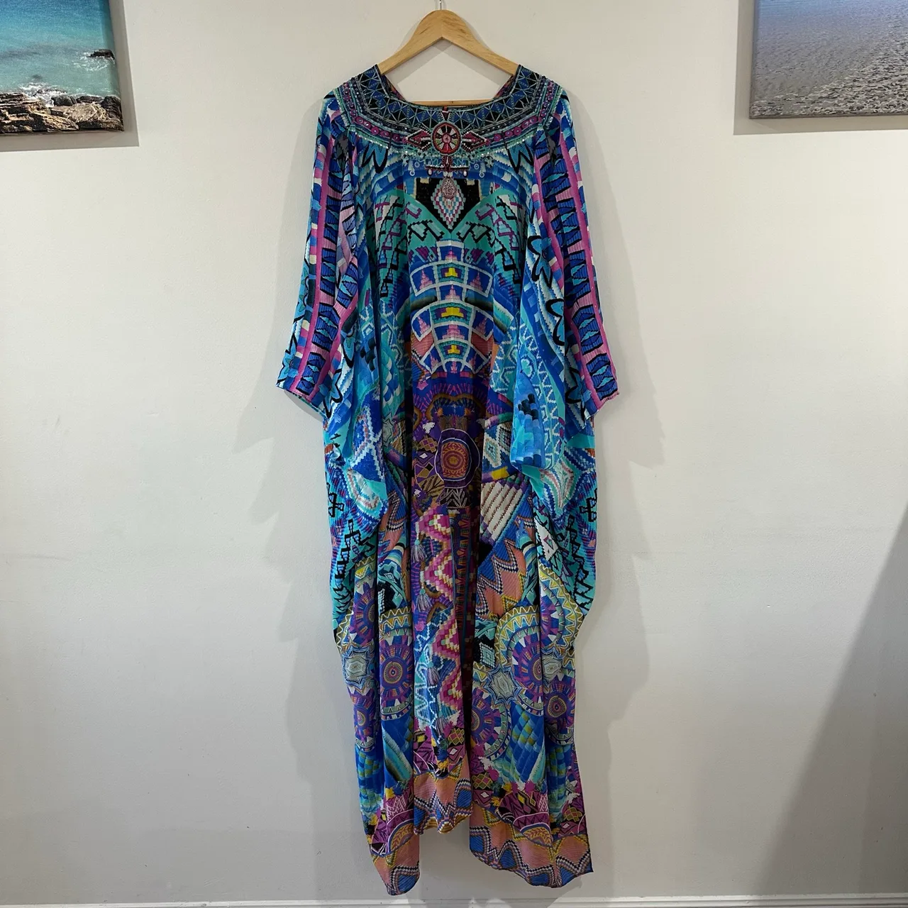 Camilla one size silk kaftan – photo 6