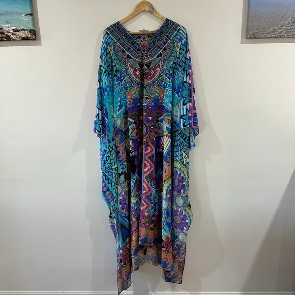 Camilla one size silk kaftan