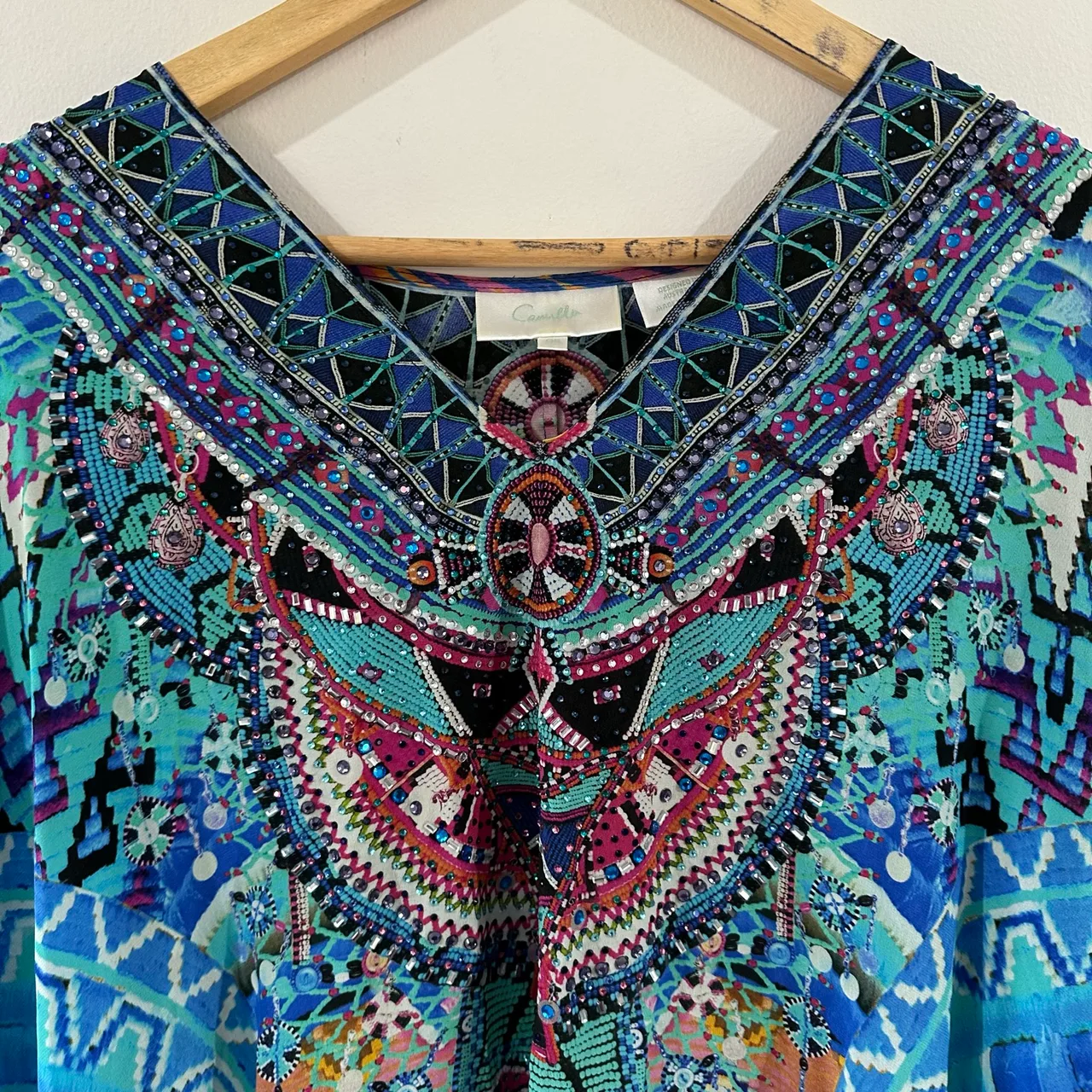 Camilla one size silk kaftan – photo 3