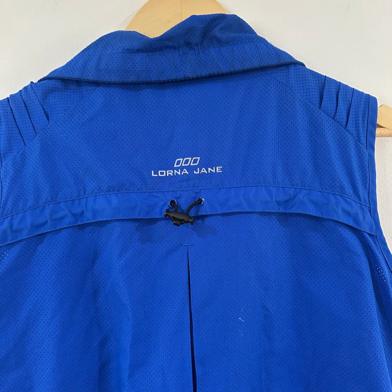 Lorna Jane M Cobalt Blue Mesh Running Vest Zip Up Activewear Athleisure – photo 5