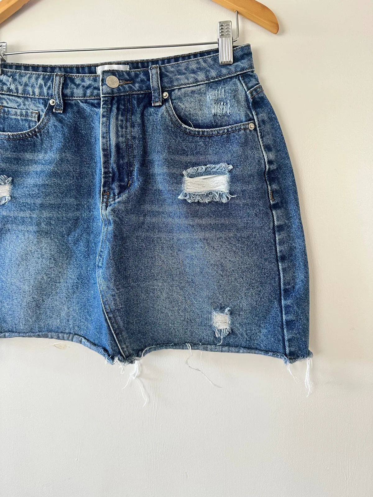 Short Denim Skirt — photo 3
