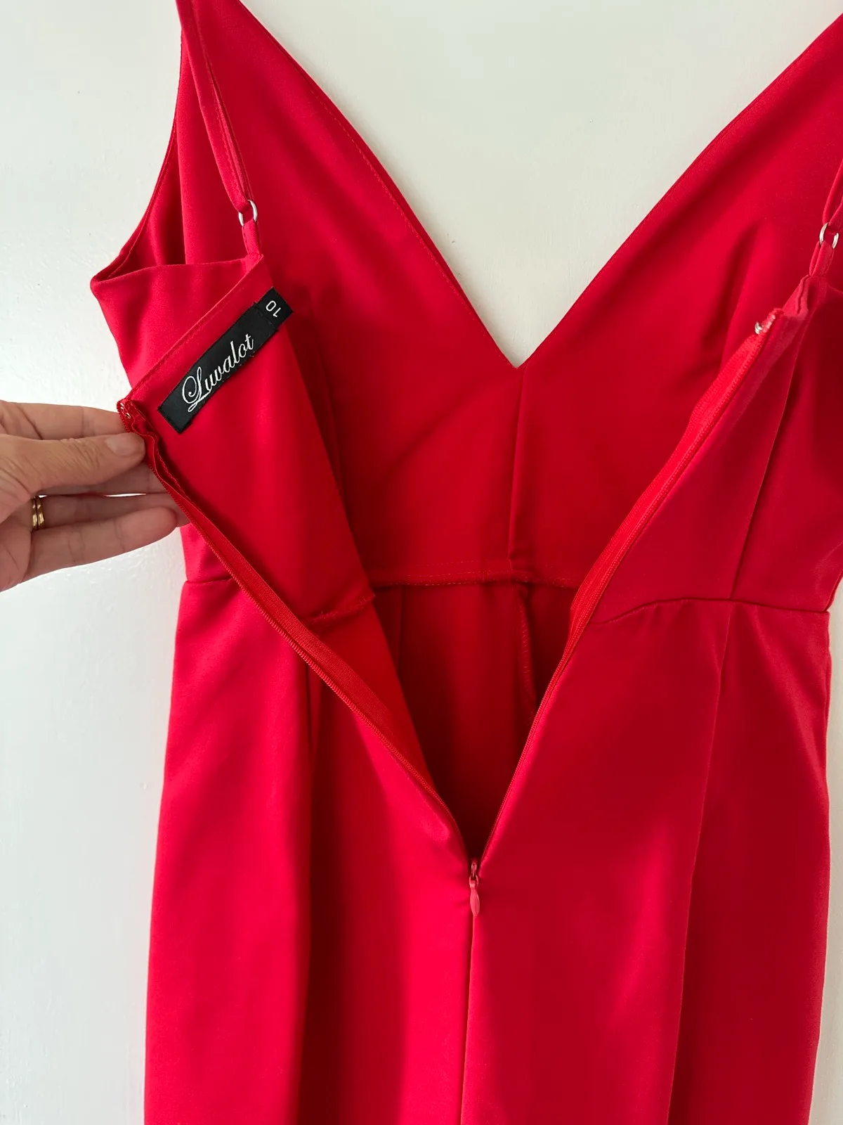 Red Mini Dress — photo 3