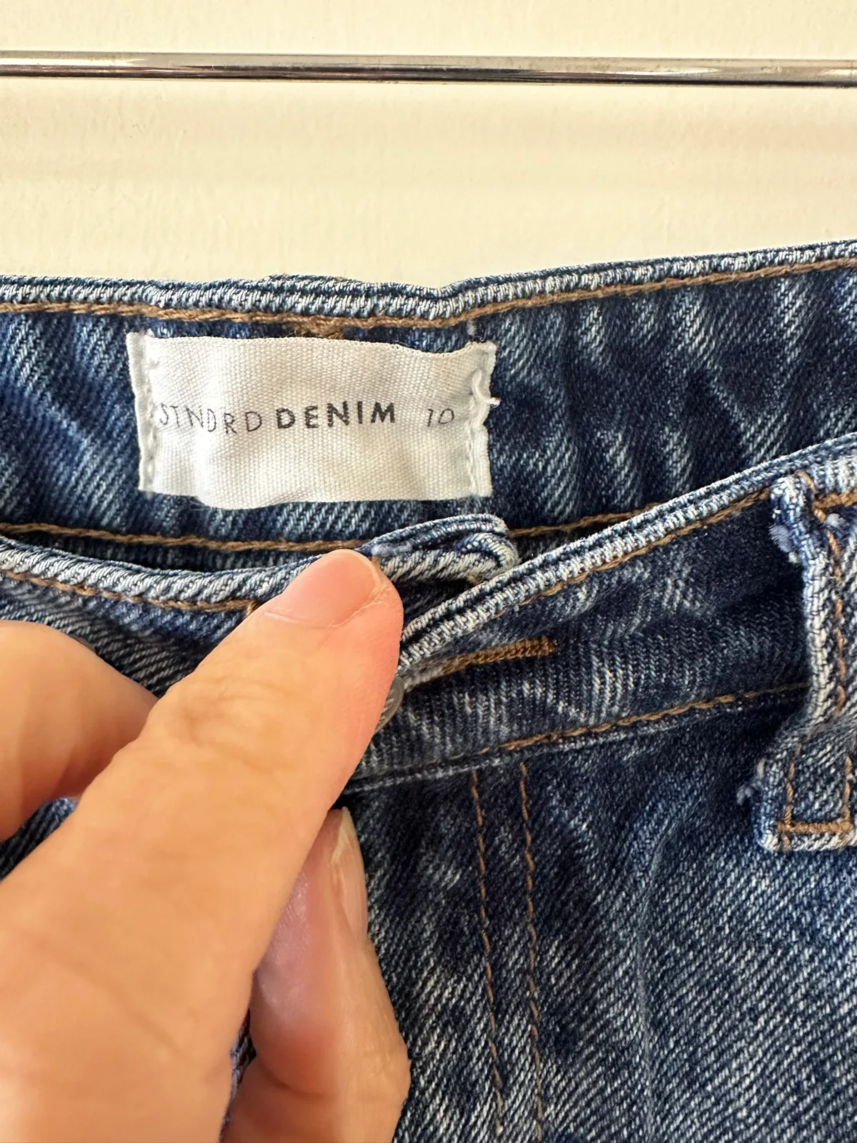 Short Denim Skirt — photo 9