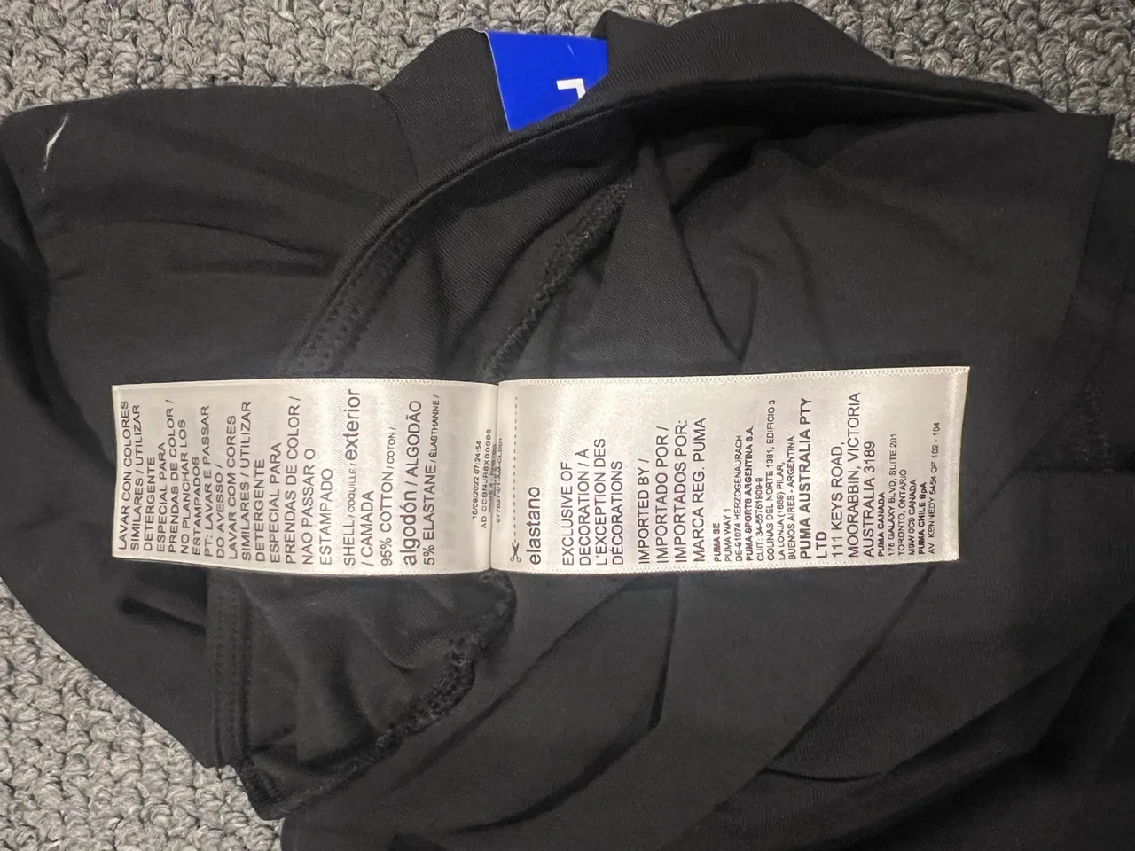 Puma Black Leggings Women's Size L — photo 5