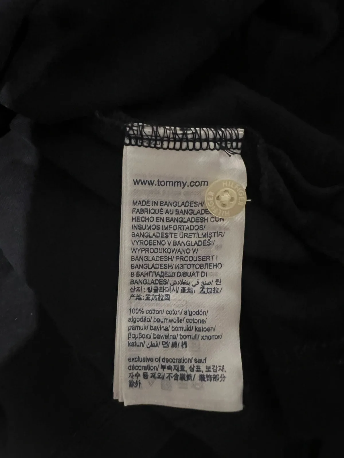 Tommy Hilfiger Navy Blue Polo Shirt Size Men's XL — photo 4