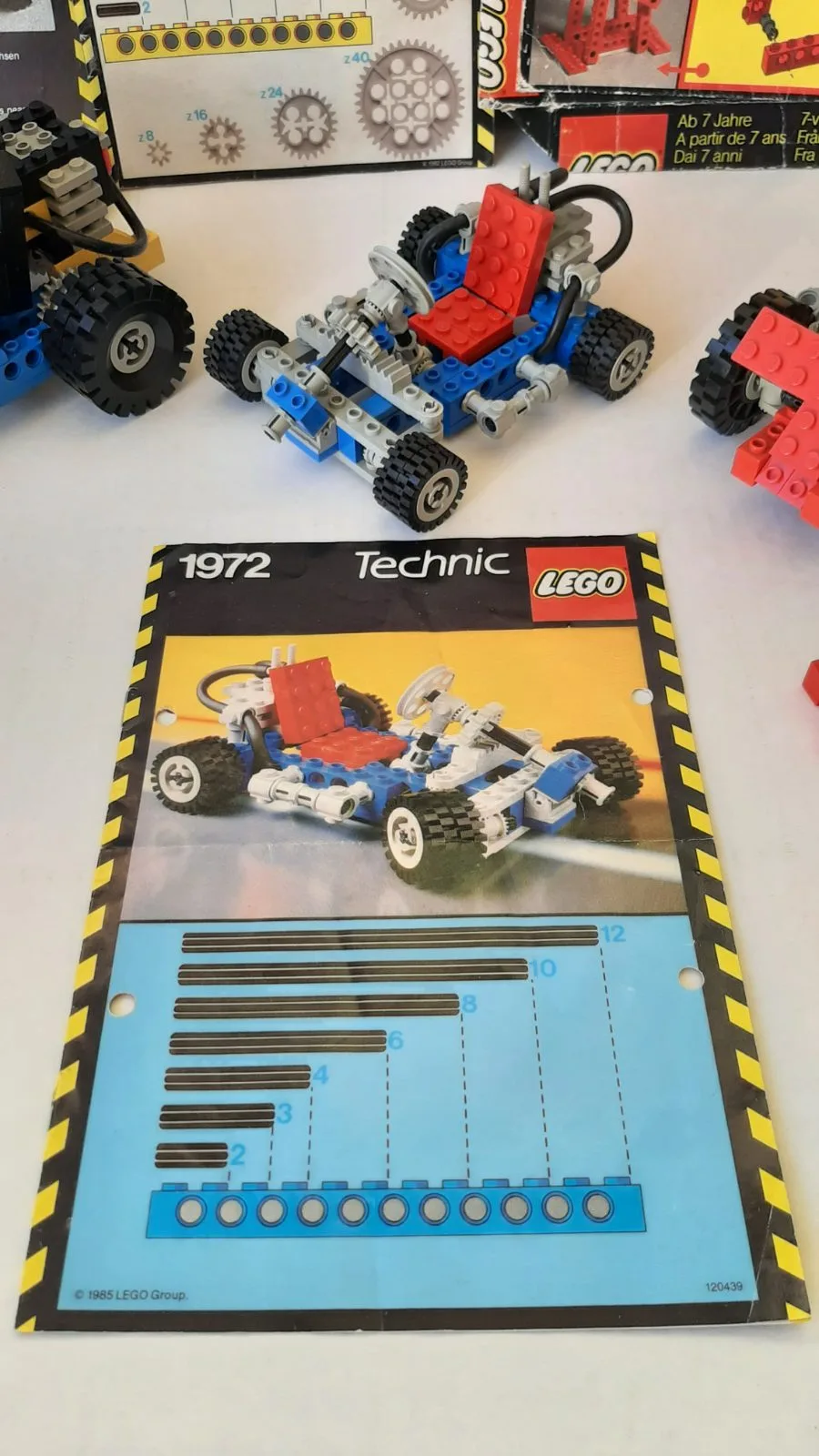 Vintage Lego Technic sets 854 Go Kart and 1972 Go-Kart and 8030 Universal Set – photo 3