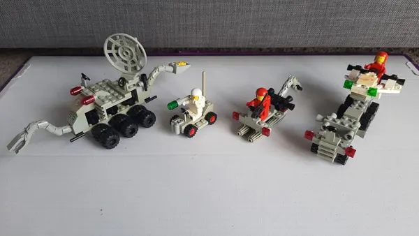 Lego space models from 1980s