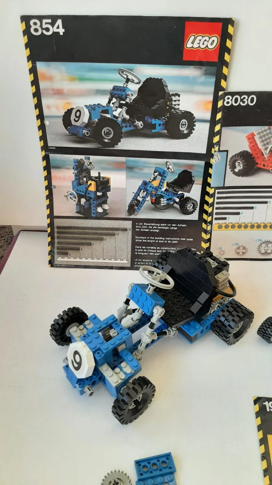 Vintage Lego Technic sets 854 Go Kart and 1972 Go-Kart and 8030 Universal Set – photo 2