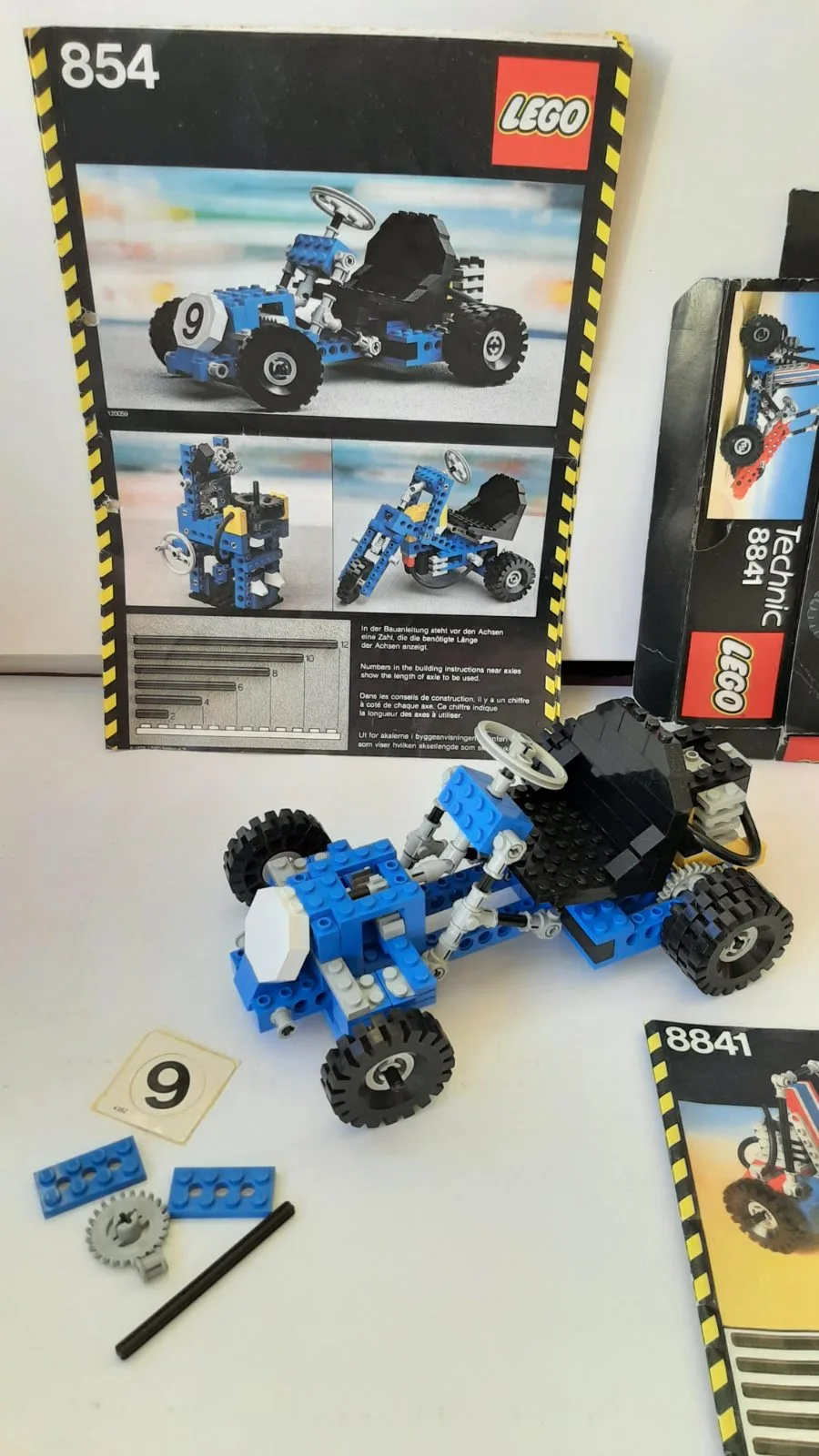 Vintage Lego Technic sets 854 Go Kart and 8841 Dune Buggy / Desert Racer – photo 2
