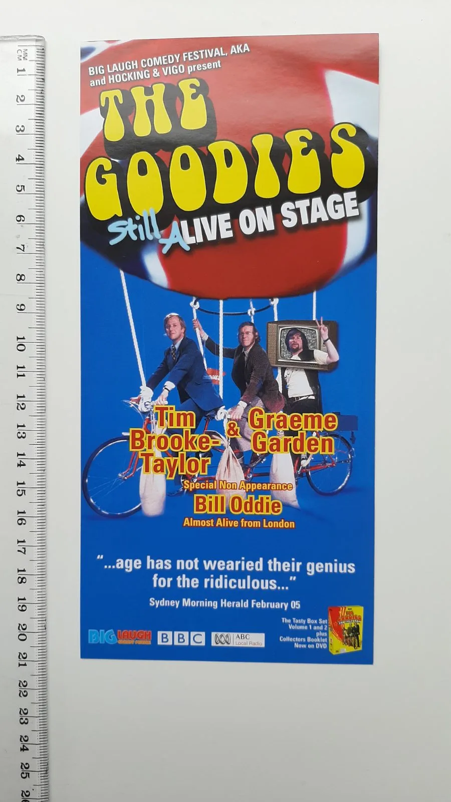 The Goodies: The Tasty Box (4-disc box set) and 22 The Goodies fliers – photo 12
