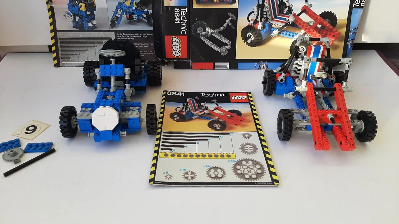 Vintage Lego Technic sets 854 Go Kart and 8841 Dune Buggy / Desert Racer – photo 10