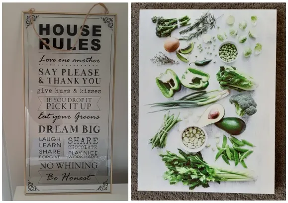 Decorative kitchen display signs - Bulk lot