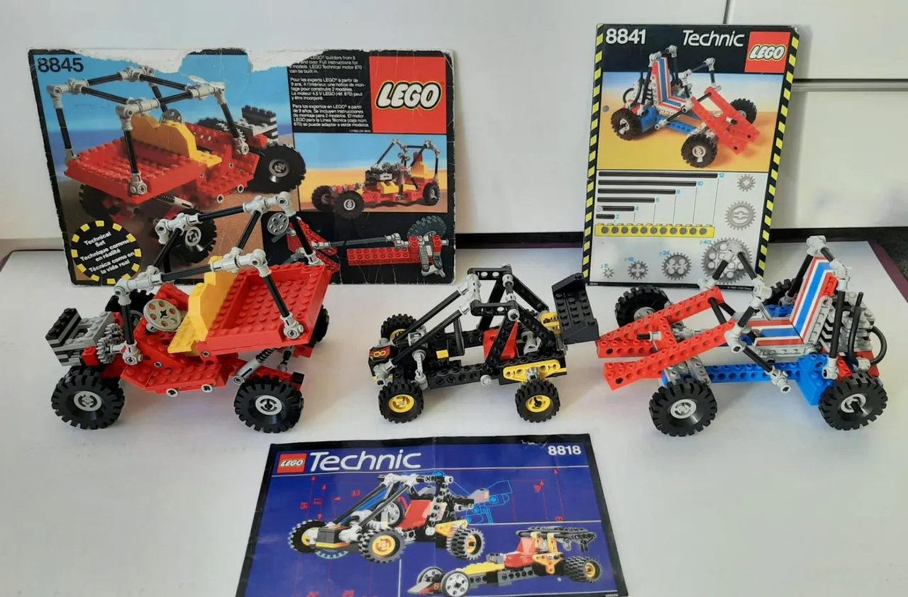 Vintage Lego Technic sets 8845 Dune Buggy, 8841 Dune Buggy and 8818 Baja Blaster – photo 5