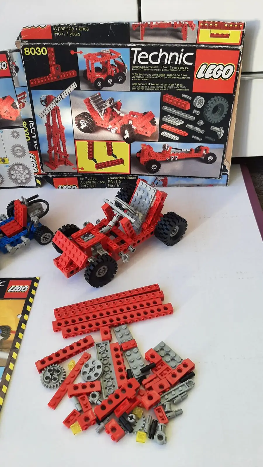 Vintage Lego Technic sets 854 Go Kart and 1972 Go-Kart and 8030 Universal Set – photo 4