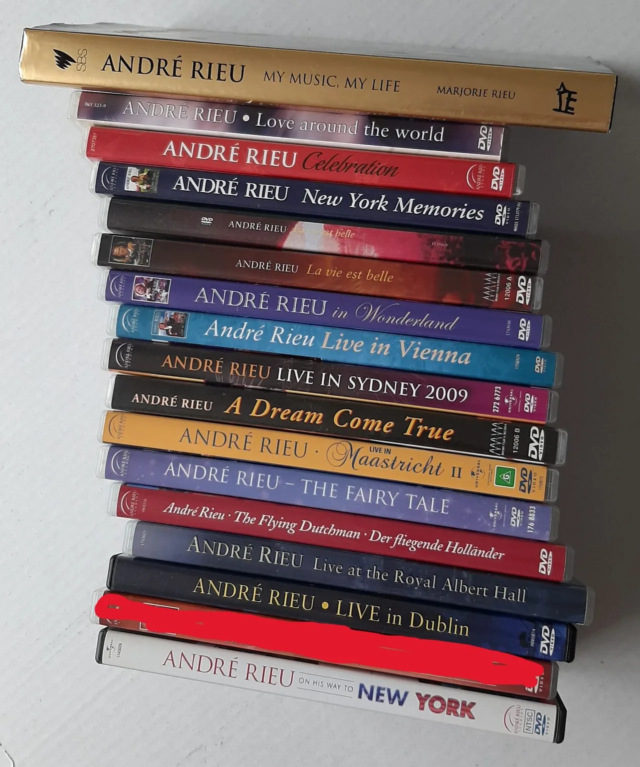 ANDRE RIEU DVDs 15 titles. $50 the lot including book. VGC – photo 10