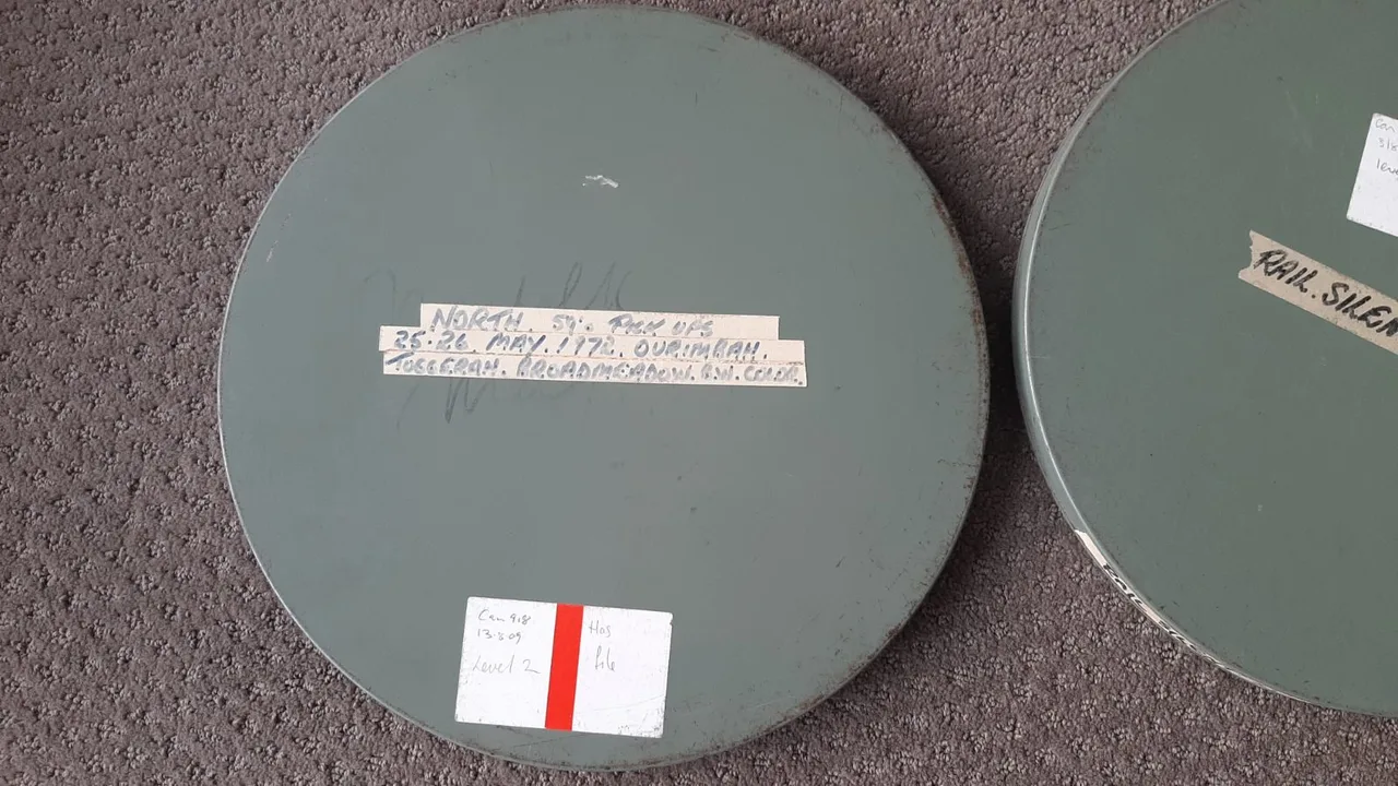 Vintage film reel tins - Railway film theme – photo 6