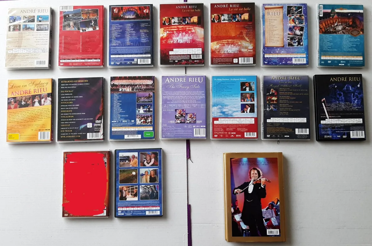 ANDRE RIEU DVDs 15 titles. $50 the lot including book. VGC – photo 6