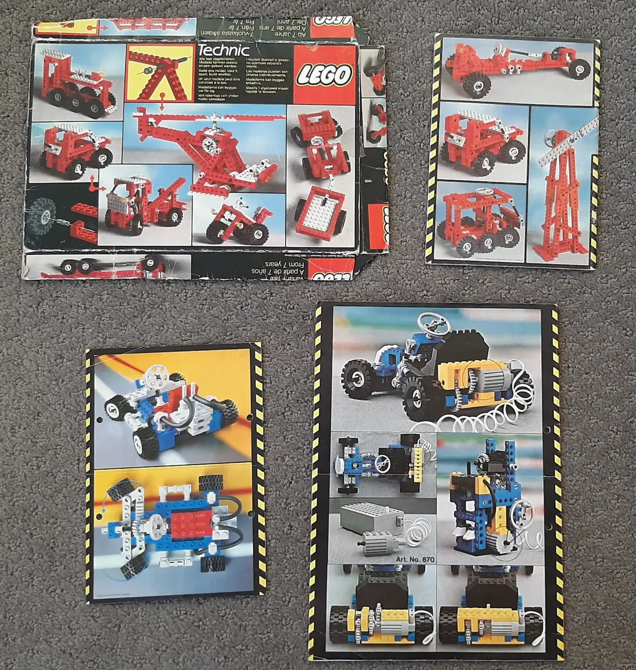 Vintage Lego Technic sets 854 Go Kart and 1972 Go-Kart and 8030 Universal Set – photo 11